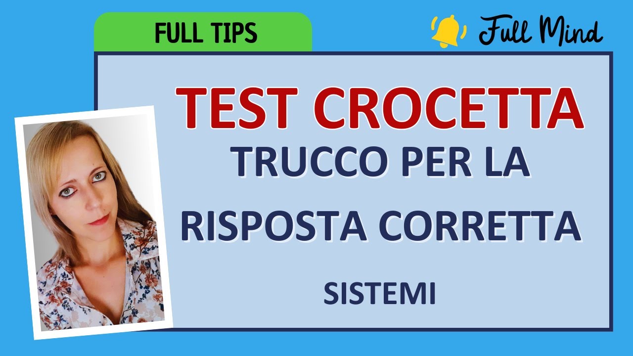 TRUCCO per risposte veloci ai QUIZ: domande sui SISTEMI!