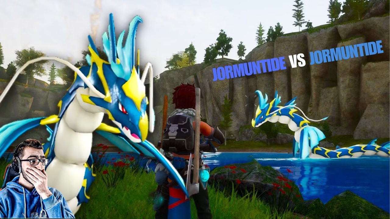 Jormuntide VS Boss Jormuntide 😱🤯😱🤯   #palworldgameplay #anexaplayzzz