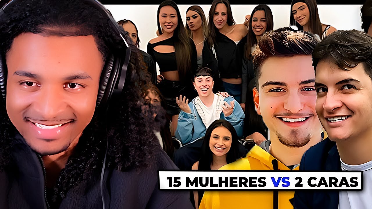 TET REAGE: 15 MULHERES vs THIAGO SEM T e REIS RAFF - PEIXE