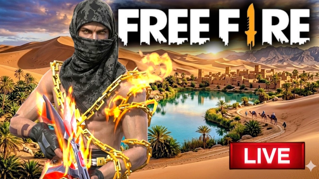 Free Fire en Directo Explorando el Oasis