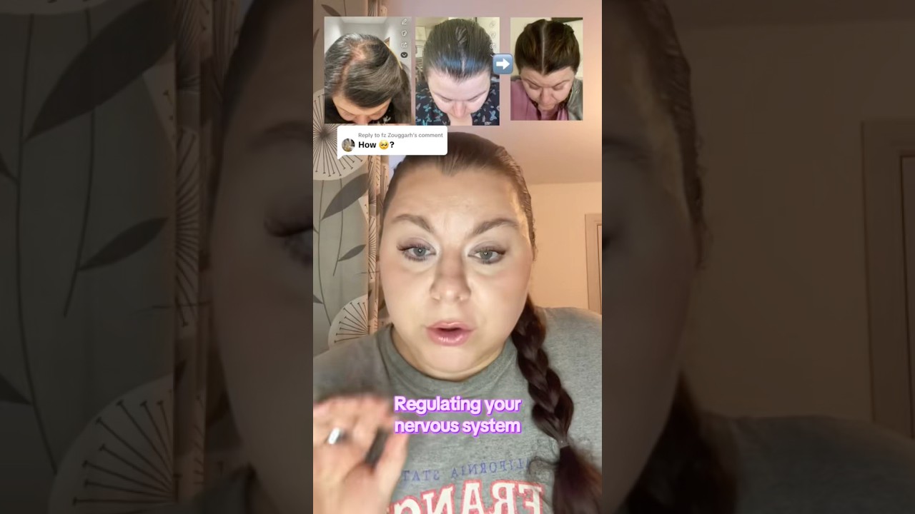 Nervous system regulation #nervoussystem #nervoussystemregulation #hairloss #hairtok