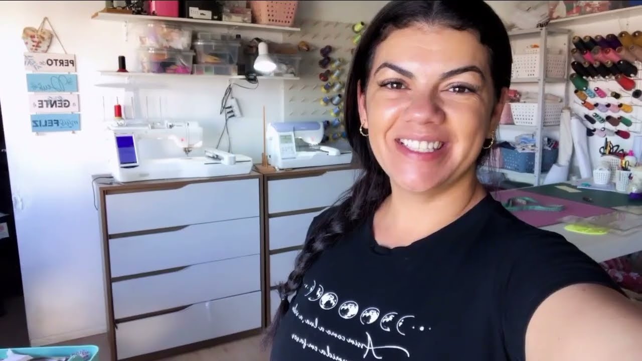 Fiz meu Painel de LInhas - Linhas de bordar - Reforma no Atelie