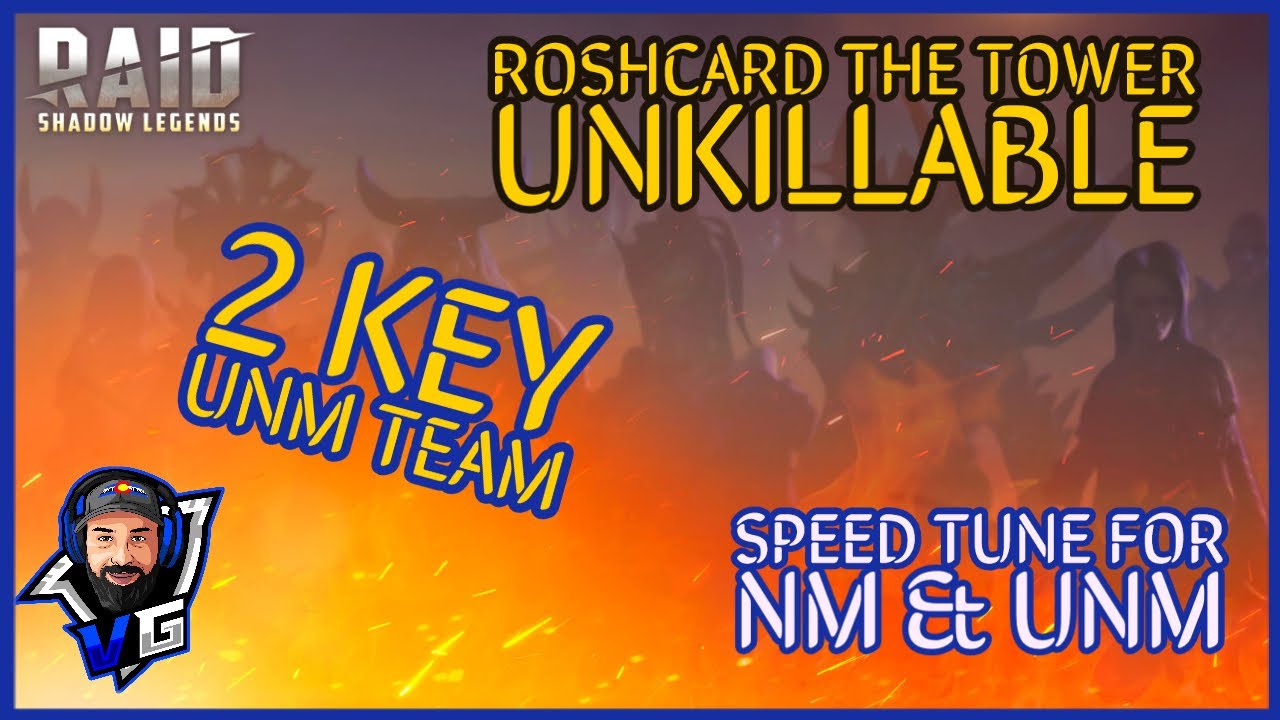 Raid Shadow Legends Roshcard the Tower Unkillable Team
