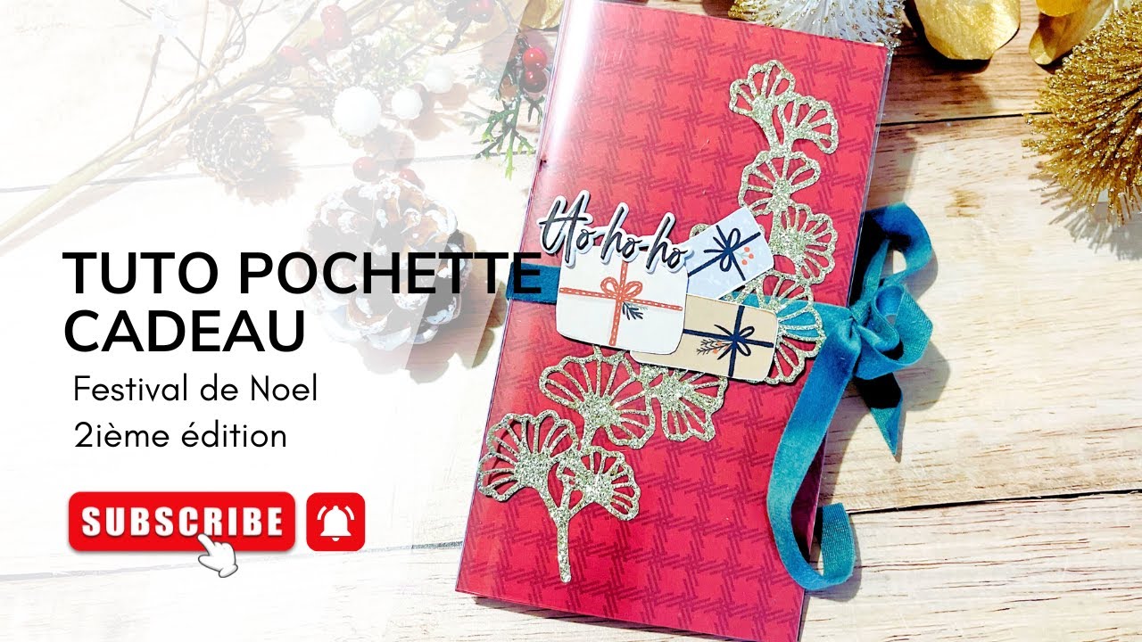 [Tutorial] CHRISTMAS FESTIVAL - GIFT BAG #scrapbooking #scrap
