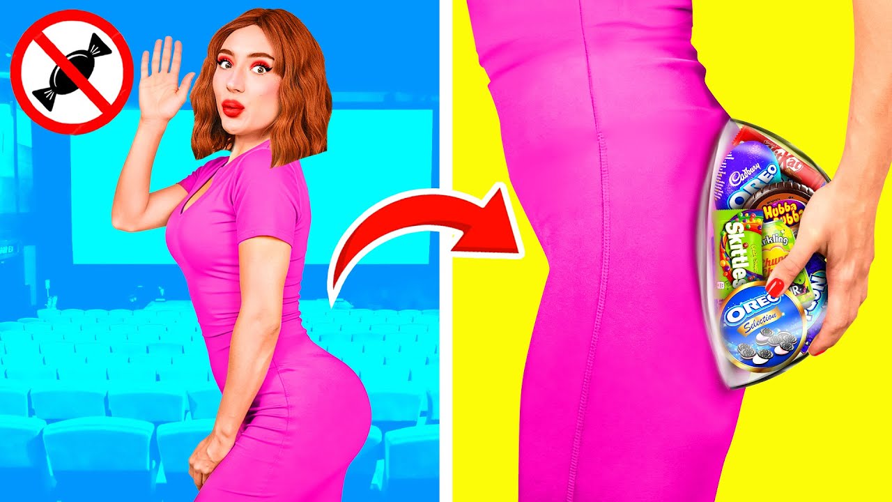 फिल्मी रंगमंच में कैंडी घुसने के लिए कैसे | मजेदार स्थितियां और विफल BaRaFun Challenge