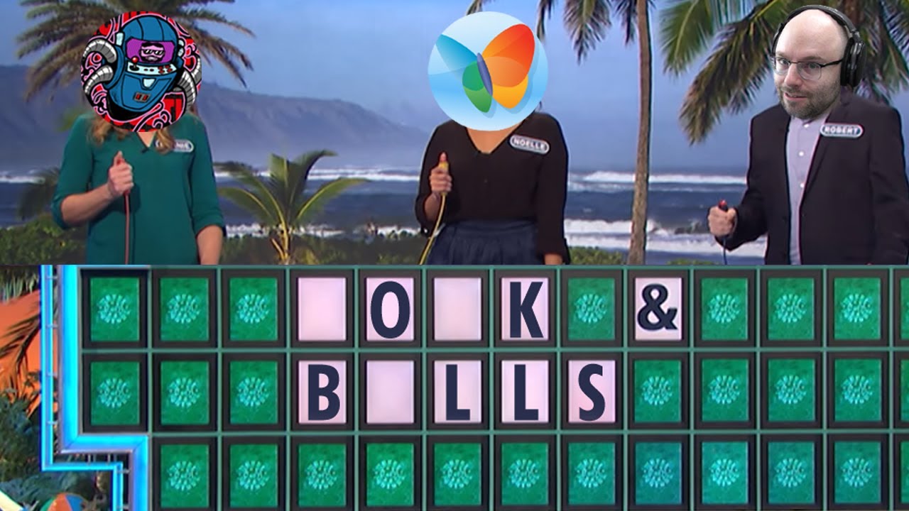 Northernlion bullies the rest of the crew at Jackbox Wheel of Fortune