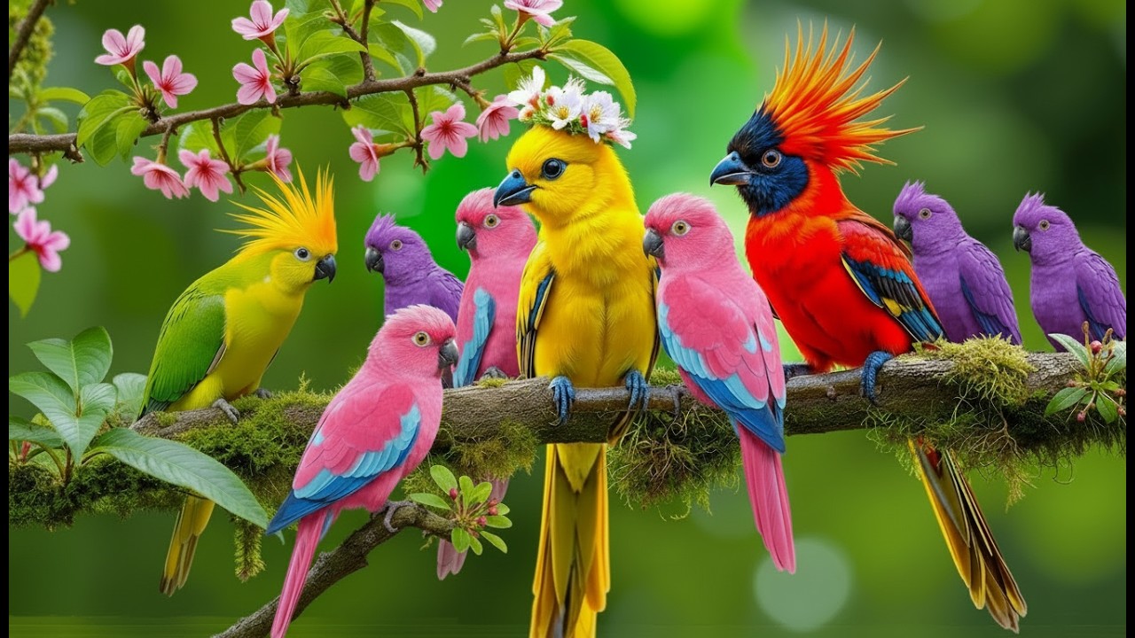 🌸 Relaxing Piano with Chirping Birds  Tranquil Nature Sounds for Calm Mind and Deep Focus