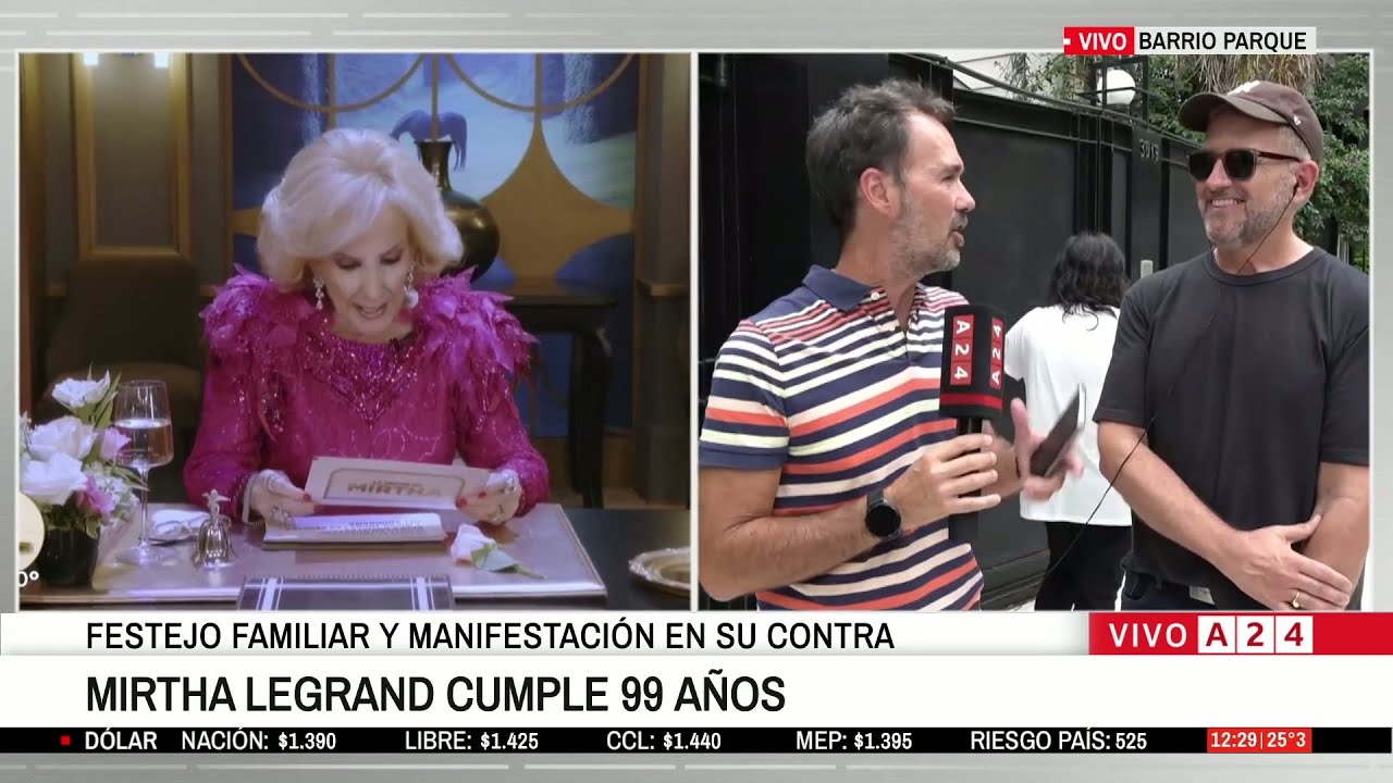 📢 MIRTHA LEGRAND CUMPLI&Oacute; 99 A&Ntilde;OS: LOS DETALLES DE LA FIESTA