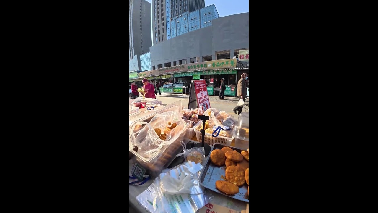 POV Livestream | Morning Sale of Fried Flatbreads | Real-Time Street Vendor Action
