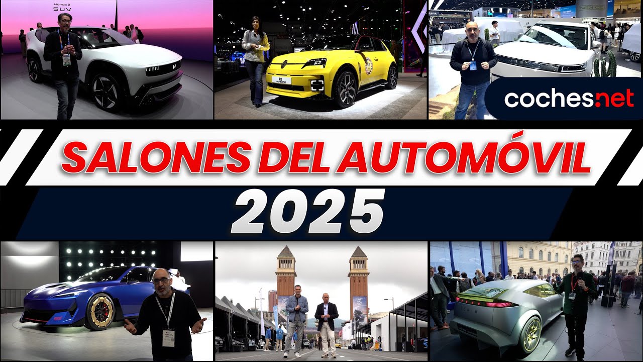 Salones del automóvil 2025: Las Vegas, Bruselas, Shanghai, Barcelona, Munich y Tokio / coches.net