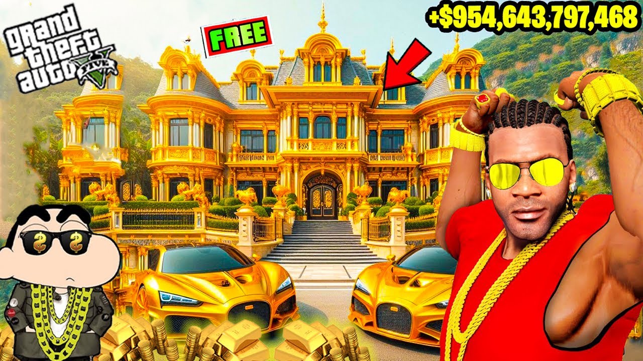 FRANKLIN GOT SUPERPOWER TO TURN EVERYTHING INTO GOLD ! (PART - 2)