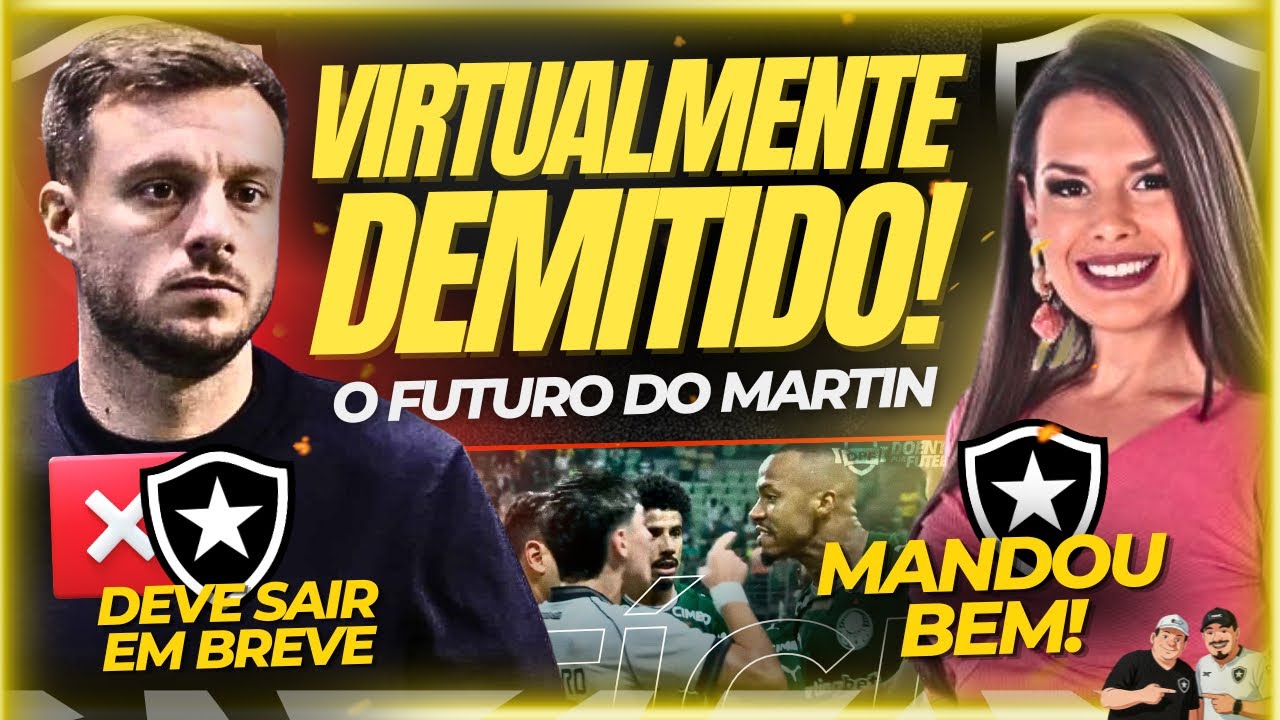 🚨🚨AGORA! MARTIN ANSELMI BALANÇA NO CARGO DO BOTAFOGO E PODE SER DEMITIDO | SORTEIO SULA!