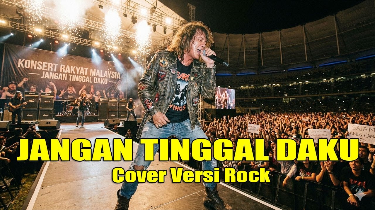 P. RAMLEE – JANGAN TINGGAL DAKU | Cover Versi Rock Modern (LIRIK)