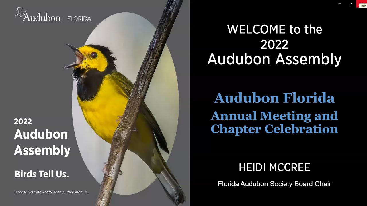 Audubon Assembly 2022 Chapter Celebration and Florida Audubon Annual Meeting