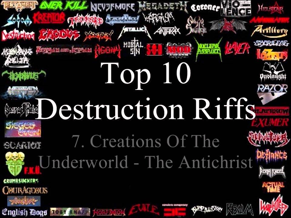 Destruction Top 10 Riffs