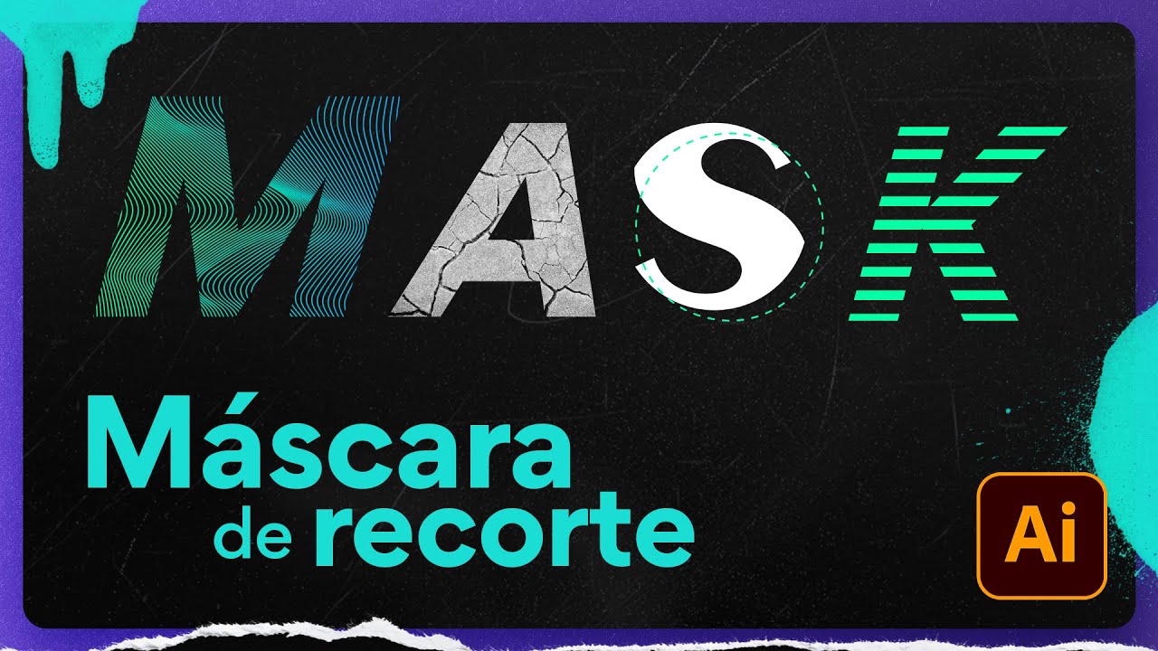 Como criar MÁSCARA de RECORTE no Illustrator