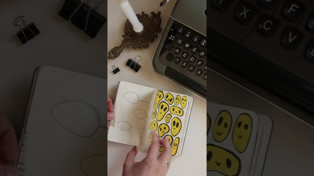 OMG Let&rsquo;s #flipthrough my Mini Moleskine #Sketchbook with me #sketchbooktour #shorts