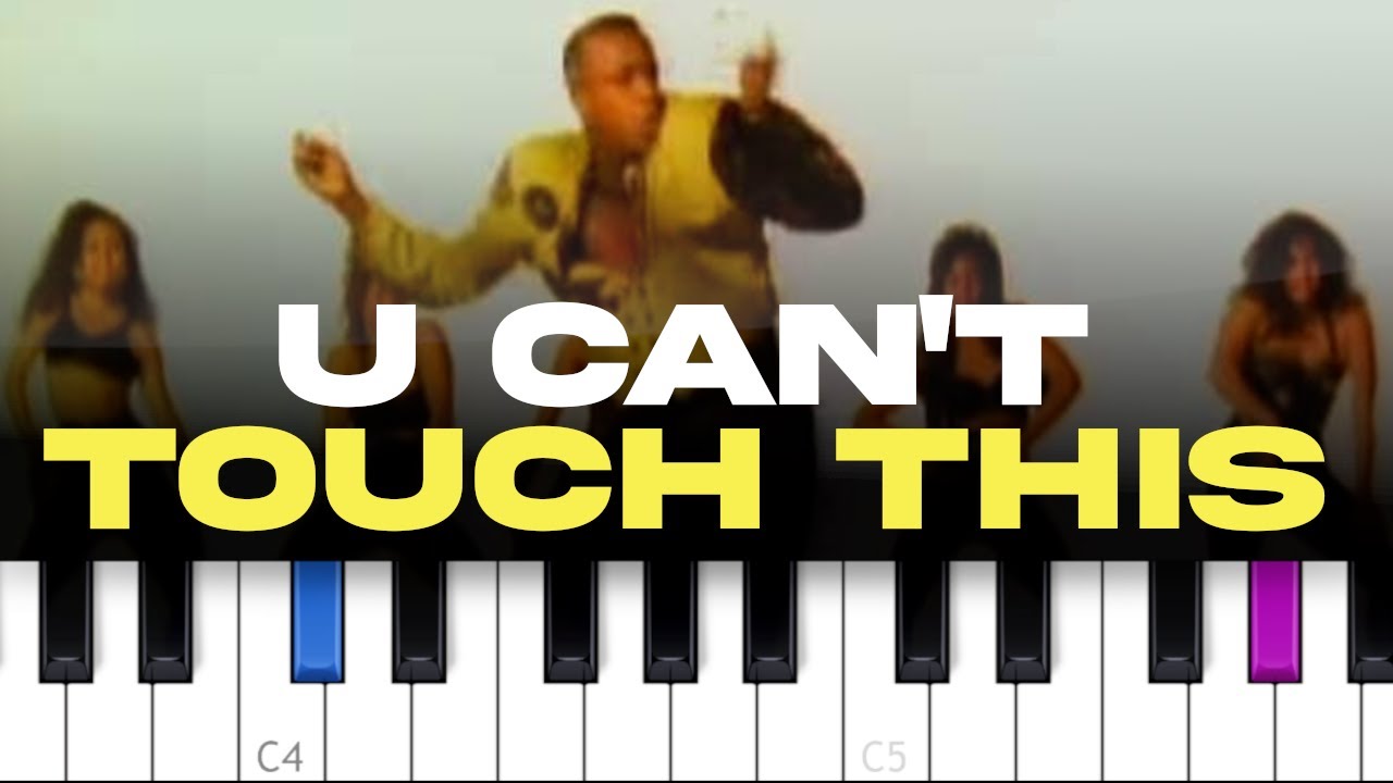 MC Hammer - U Can't Touch This (piano tutorial)
