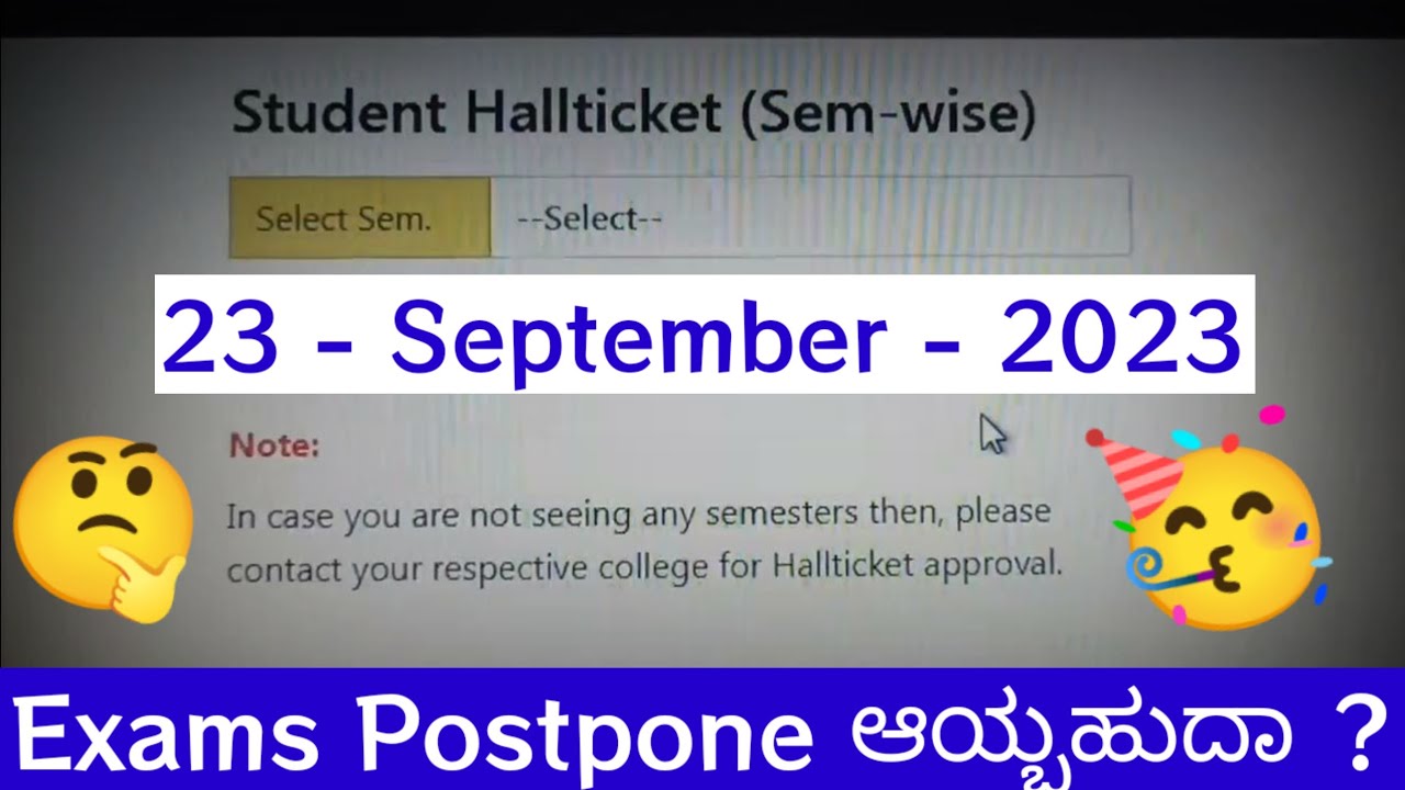 Gulbarga University Exams Update Student 23 September 2023 || Video made with MS PowerPoint Software