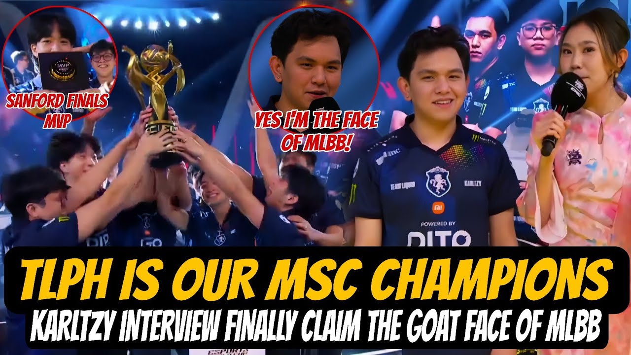 TLPH IS OUR MSC CHAMPIONS, KARLTZY finally claim the goat FACE OF MLBB