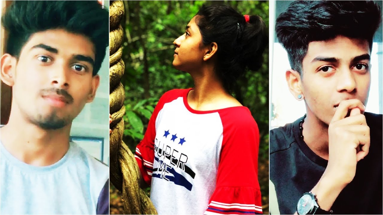 😎Duet Abishek sam Cute expression queen Hazel Shiny Niru vaish other tik tok star trending videos😂