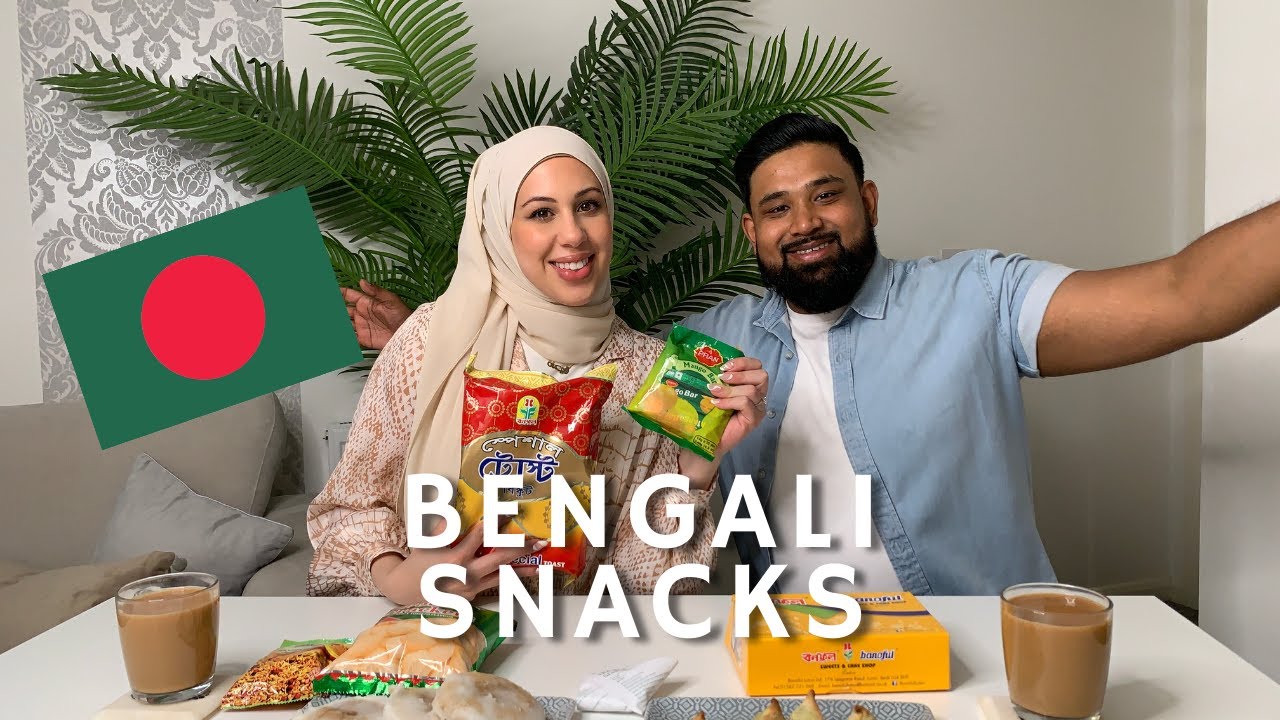 Eating BENGALI snacks! | Food Challenge