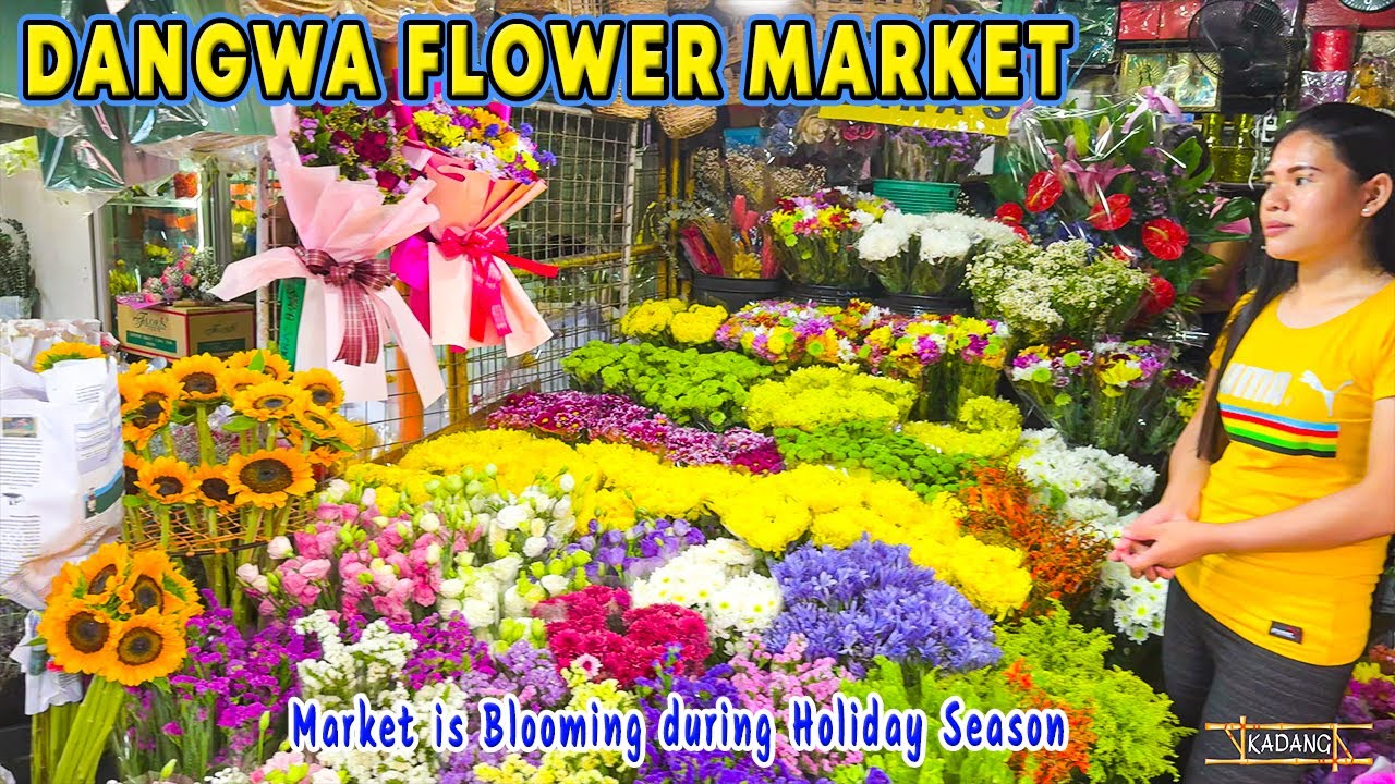 DANGWA FLOWER MARKET | Walking Tour in the Largest Flower Market in Metro Manila |