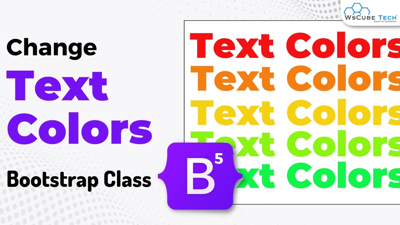 How to Change Text Color Class in Bootstrap 5 | Bootstrap 5 Tutorial