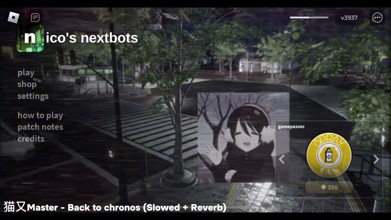 猫又Master - Back to chronos (Slowed + Reverb) (Nico Nextbots Old Menu)