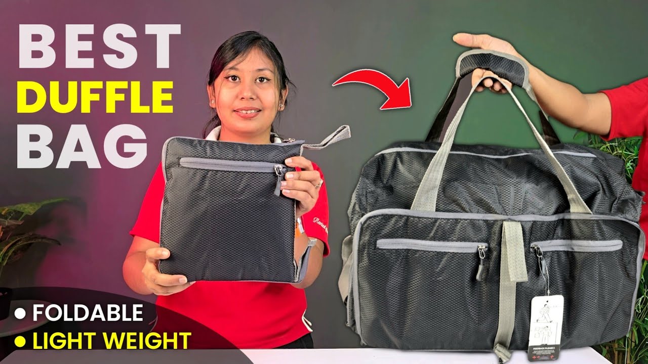Best Duffle Bag For Travel | FATMUG Polyester Foldable Bag Unboxing | Luggage For Travel Backpack