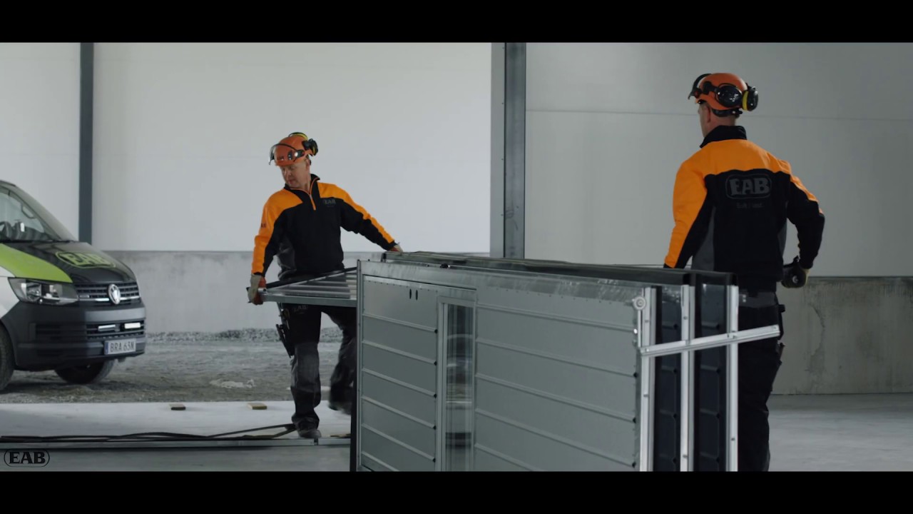 Monteringsfilm 4-delad inåtgående port