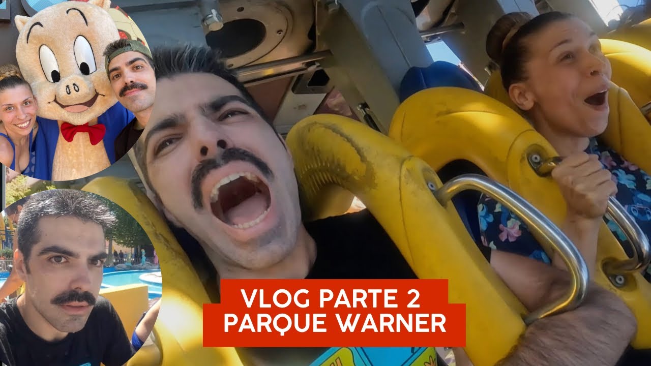 🤗 NO ME MAREO!👏🏻 Y exploto en Oso Yogui 😡 vlog PARQUE WARNER Madrid Parte 2