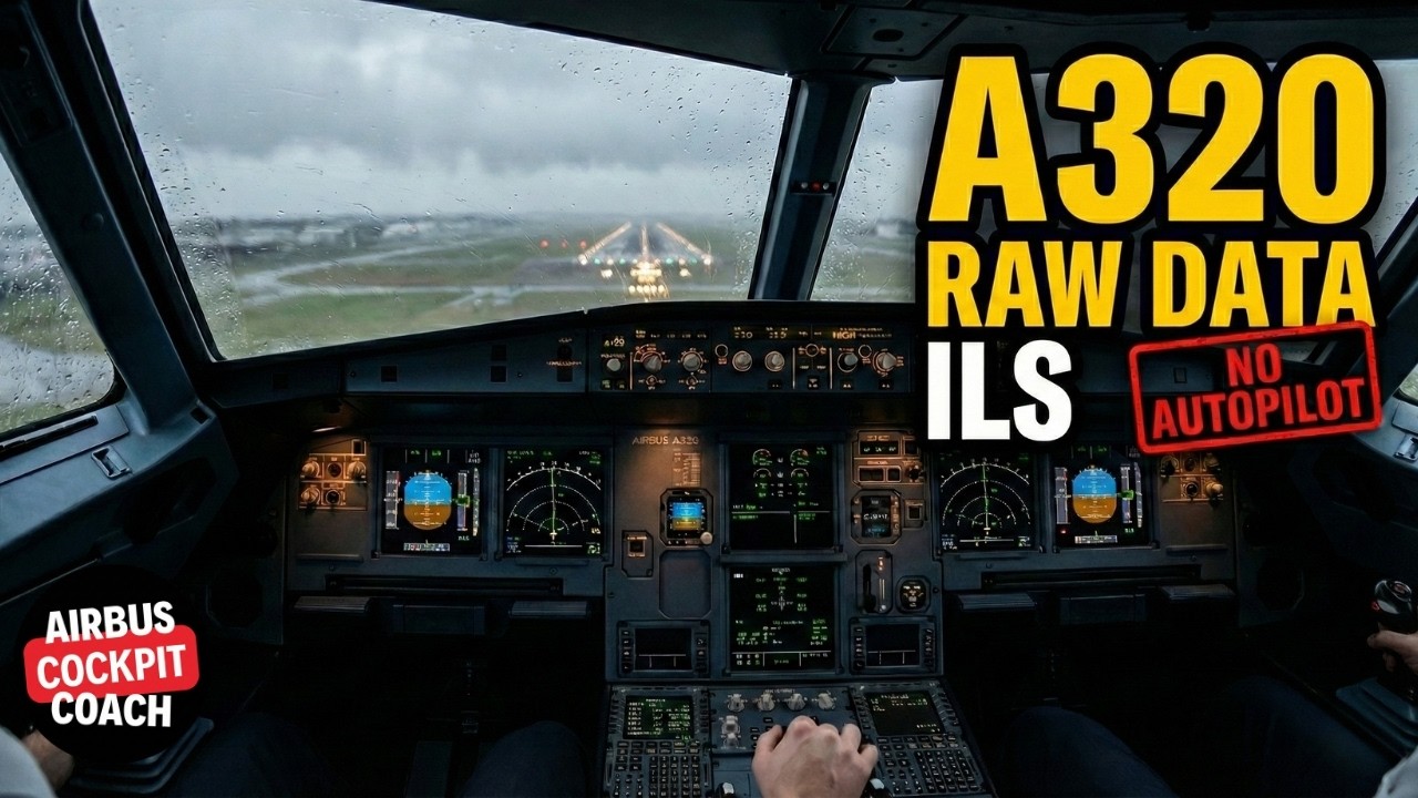 Заход на посадку по необработанным данным ILS в A320 | Учебное пособие для пилотов Airbus