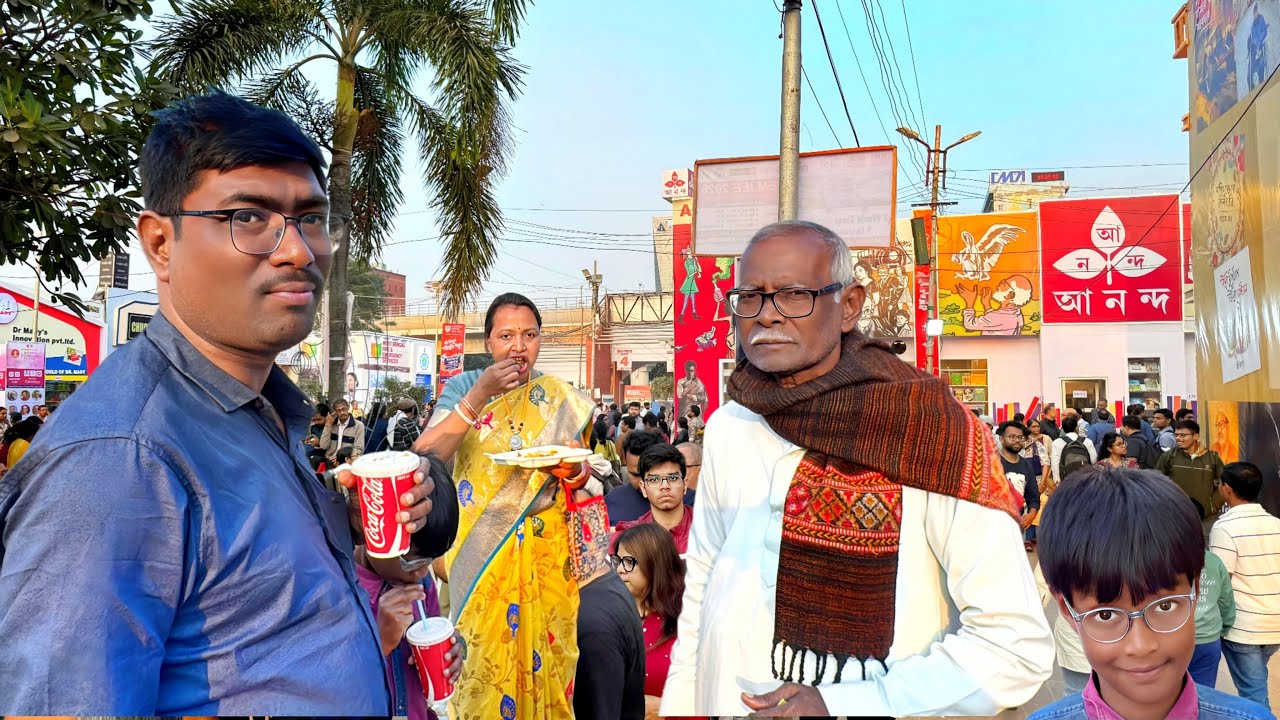 হঠাৎ শ্বশুরমশাইকে নিয়ে কলকাতা ডাক্তার  দেখাতে গেলাম,ফেরার পথে ঋভুকে প্রথম বইমেলা ও শপিং শুরু করলাম