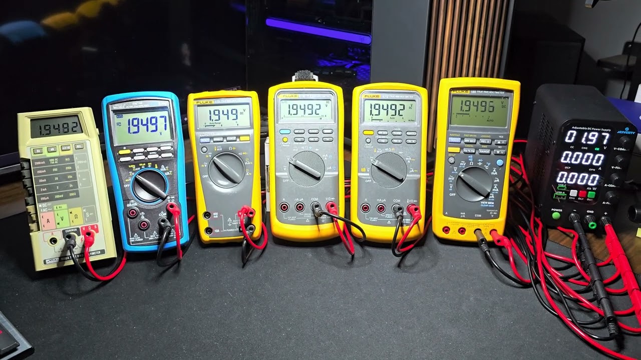 All the 4.5 Digit Multimeters Basically Agreeing