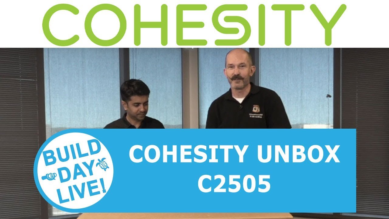Unboxing the Cohesity C2505 Appliance