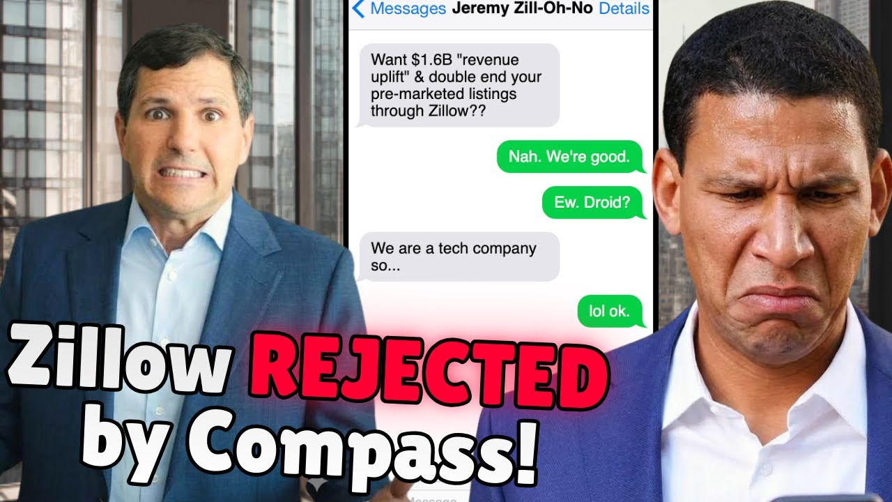 Zillow REJECTED by Compass? Is Housing Going Under??? 📱