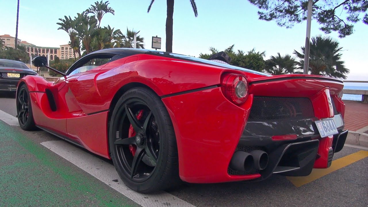 Ferrari LaFerrari on the road in Monaco!