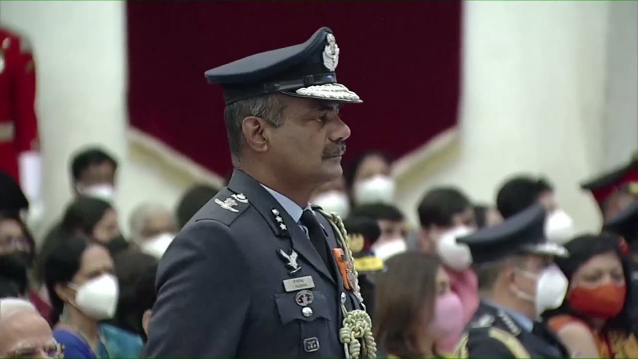 President presents Ati Vishisht Seva Medal to Air Vice Marshal Jonnalagadda Rajendra, VSM (Retired).