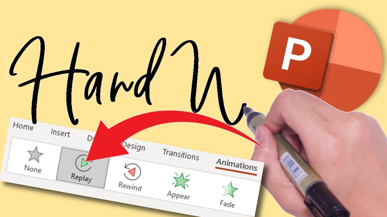 EASIEST Writing Text Animation in PowerPoint | Tutorial