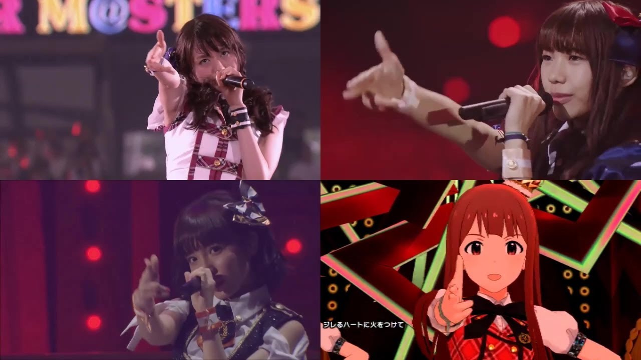 【ジレるハートに火をつけて】 10th‧3rd‧4th‧ミリシタ