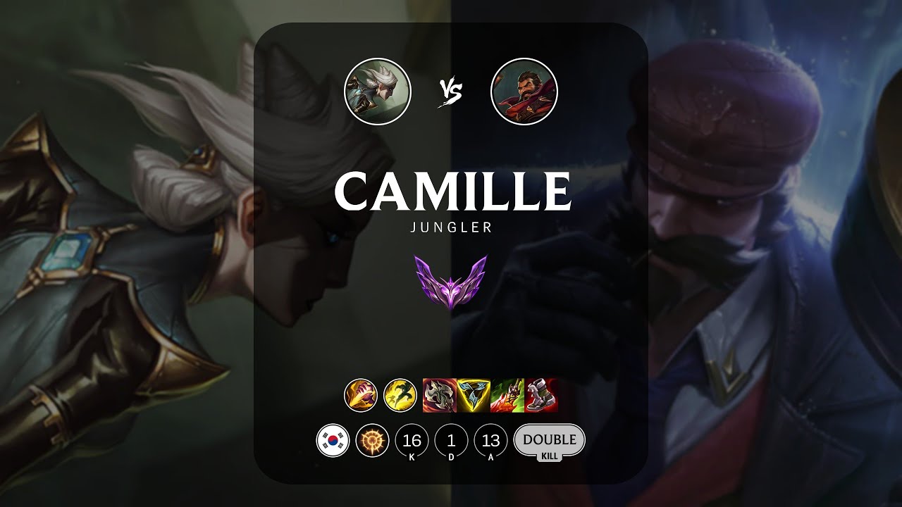 Camille Jungle vs Graves - KR Master Patch 12.22