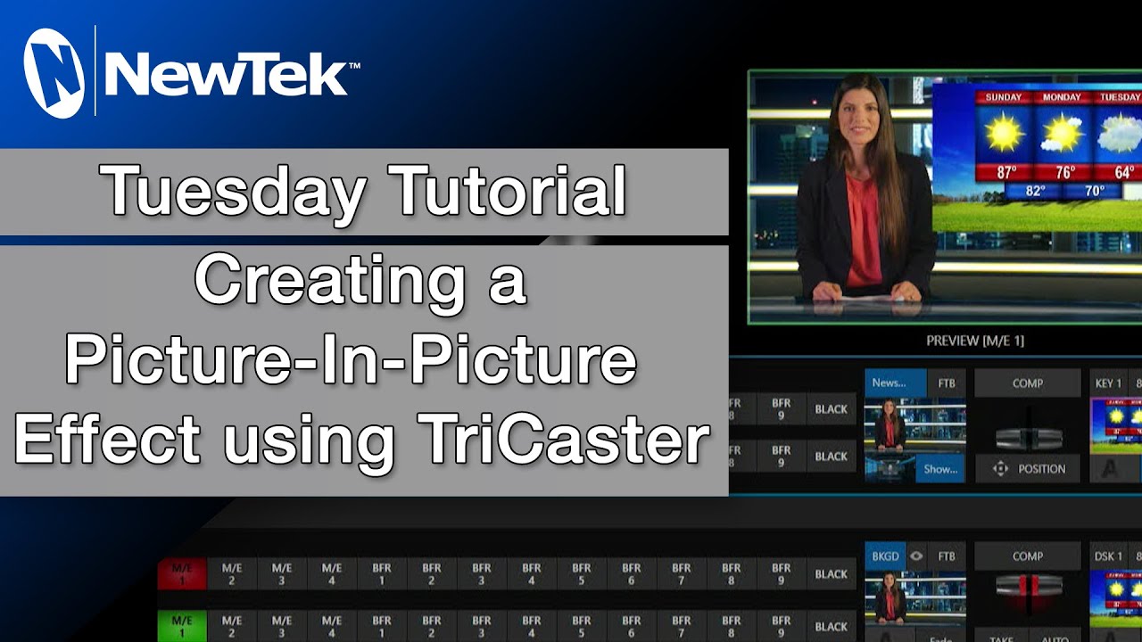 Создание эффекта «картинка в картинке» с помощью TriCaster
