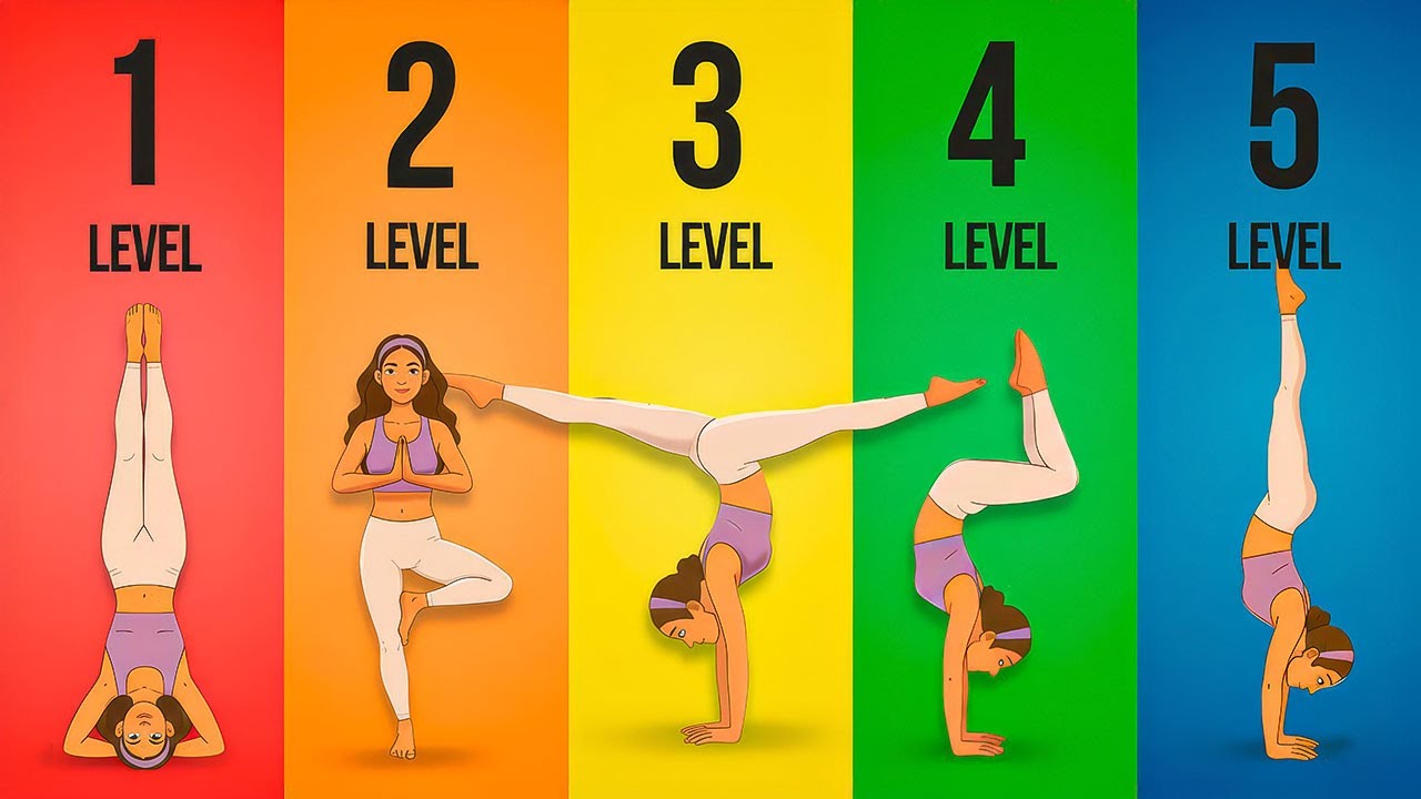 Yoga Poses But They Get Increasingly More Gravity-Defying