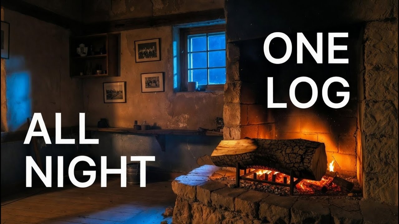 WWII Civilians Mastered This Heating Trick to Stay Warm All Night on ONE Log.