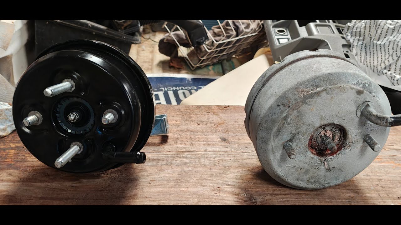 Master Cylinder and Brake Booster Replacement Suzuki Carry DB71T Japanese Mini Truck