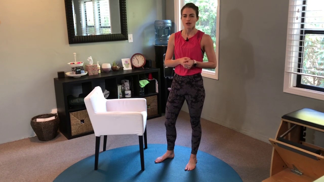 Squatting With A Hip Hinge to help strengthen your pelvic floor