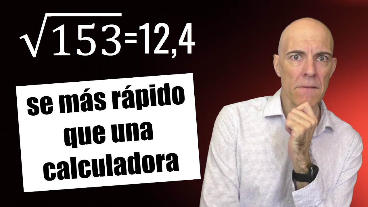 Calcula raíces cuadradas no exactas más rápido que una calculadora📱