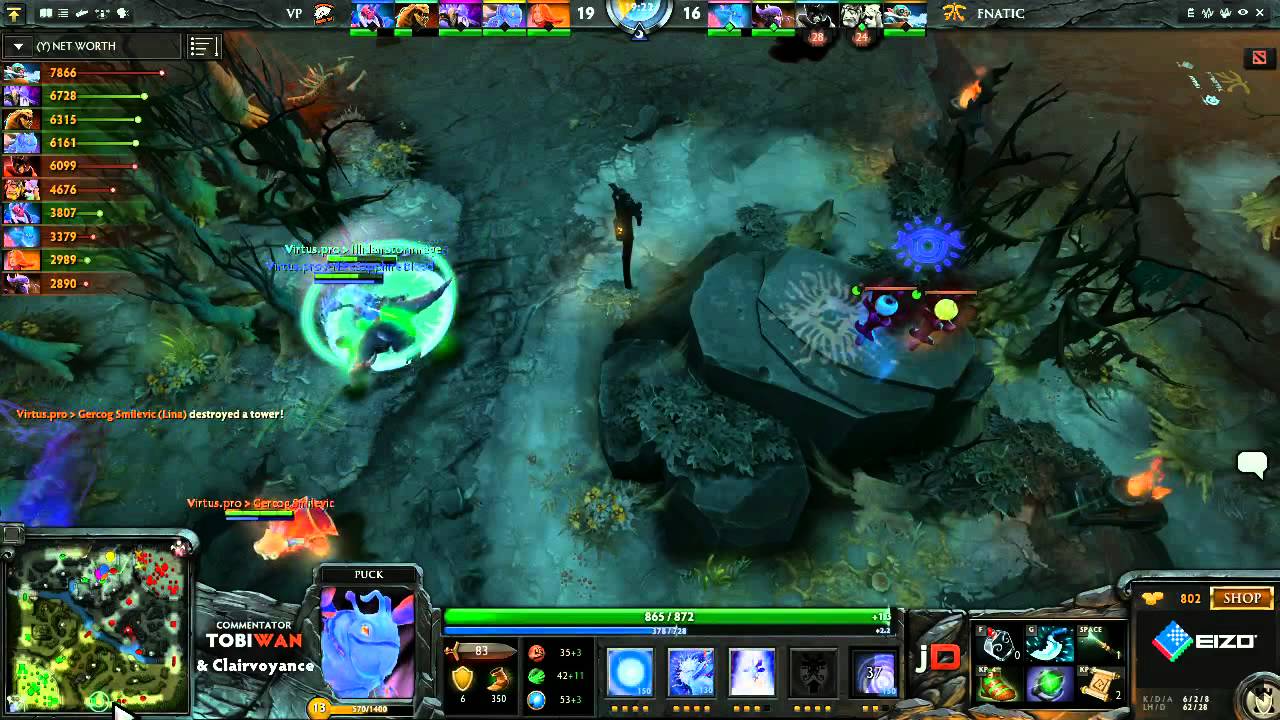 VirtusPro vs Fnatic EU Game 2   The Defense 4 DOTA 2   TobiWan