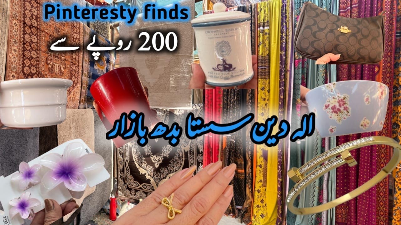 Aladin Sasta Budh Bazar 💫✨ Pinterest finds 🪴| Ramzan & Eid Shopping under budget 💥